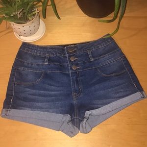 Charlotte Russe High Waisted Denim Shorts
